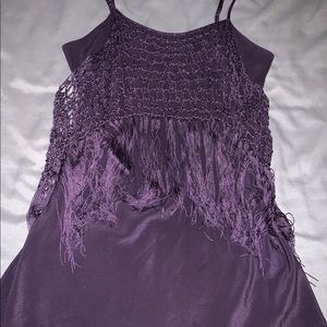 Fringe tank top
